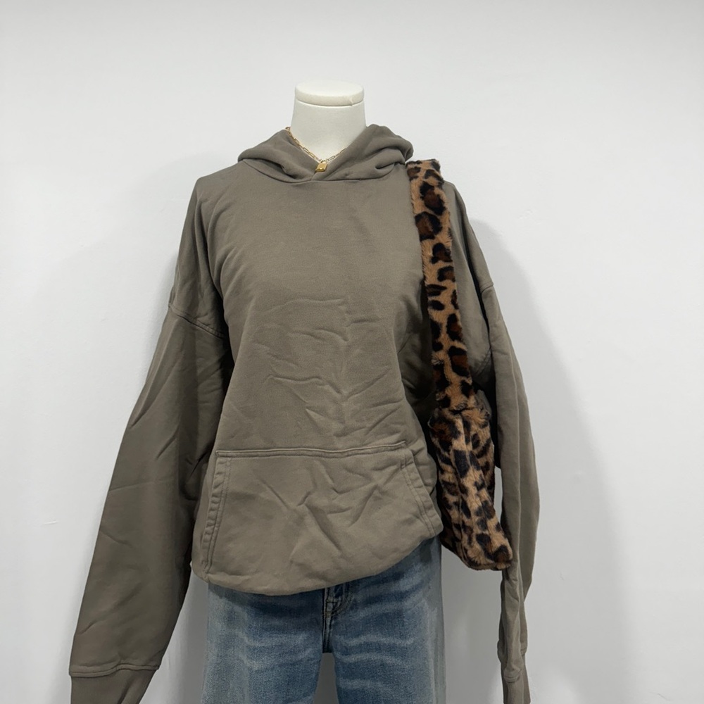 Gymshark hoodie in olive green
